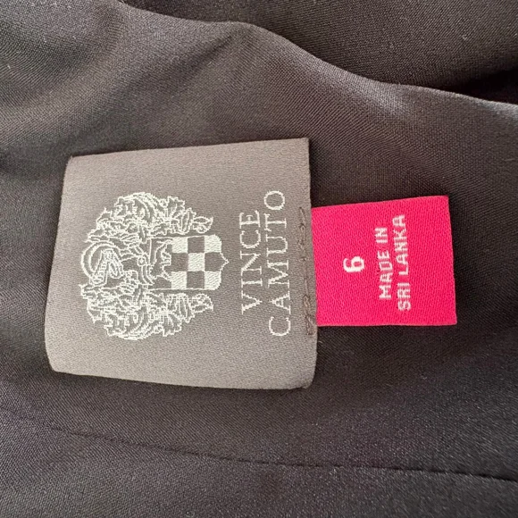 Vince Camuto Black Off-Shoulder Mini Dress Size 6 - Picture 7 of 8